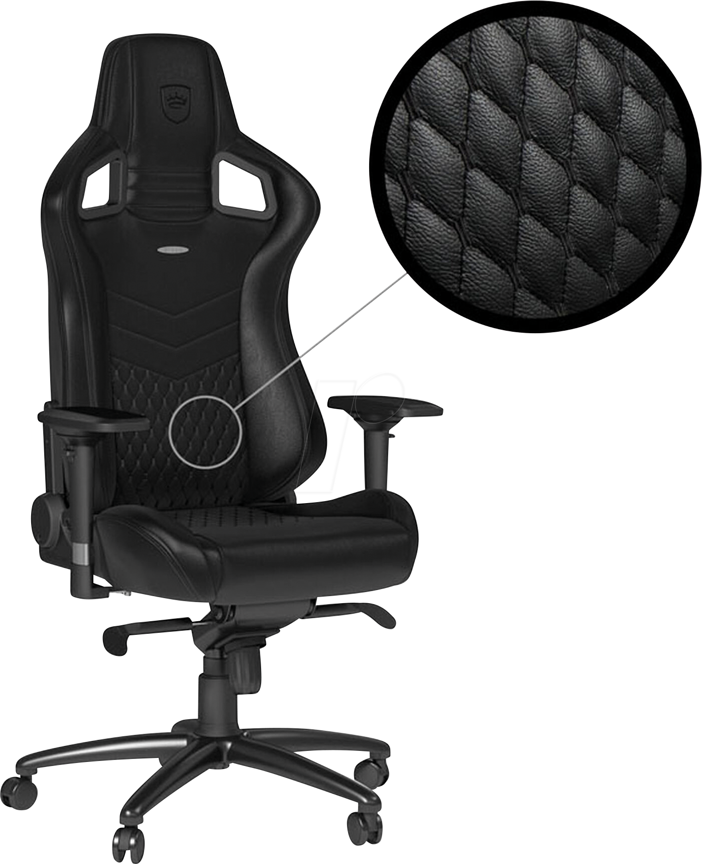 4250144800219 - NBL-RL-BLA-001 - noblechairs EPIC Echtleder Gaming Stuhl - schwarz