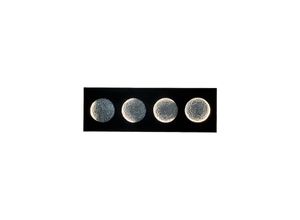 4250151349671 - LED-Wandleuchte Fasi Della Luna schwarz silber