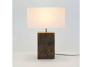 4250151350691 - Tischleuchte Montecristo holzfarben beige Höhe 59 cm Holz