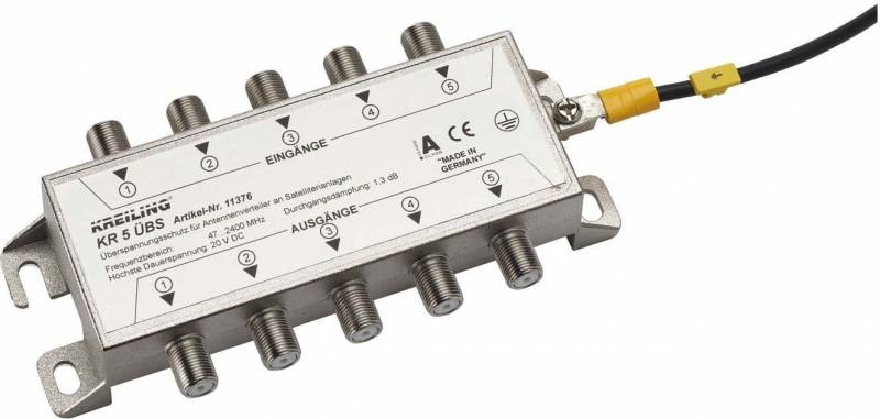 4250157713766 - KREI Überspannungsschutz für 5 KR5ÜBS Leitungen LNB+Terr vMultischalter 11376