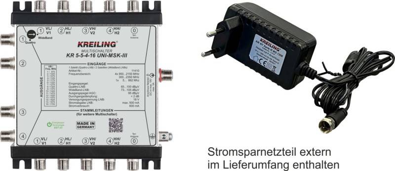 4250157714107 - Kreiling UNI KR 5-5-4-16 UNI-MSK-III CABLE KaskadenMS SerIII 4 UNICABE 11410