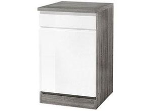 4250163722950 - Küchenunterschrank in Weiss Cardiff