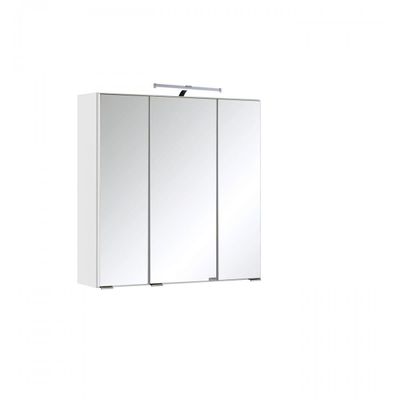 4250163724053 - Lomadox - Spiegelschrank 60cm weiß PADUA-03 led 3-trg b x h x t ca 60 x 64 x 20 cm - weiß