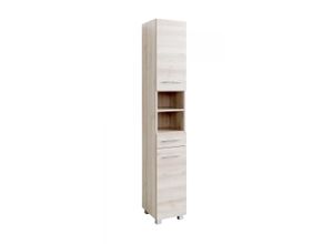 4250163751387 - Lomadox - Hochschrank BERGAMO-03 Buche Iconic Nb b x h x t ca 30 x 185 x 35cm - beige