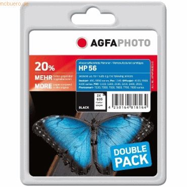 4250164818164 - AgfaPhoto Tinte kompatibel mit HP C9502AE schwarz