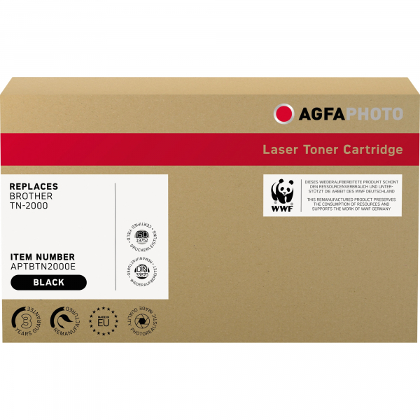 4250164820952 - Toner APTBTN2000E wie Brother TN-2000 schwarz 4250164820952 AgfaPhoto