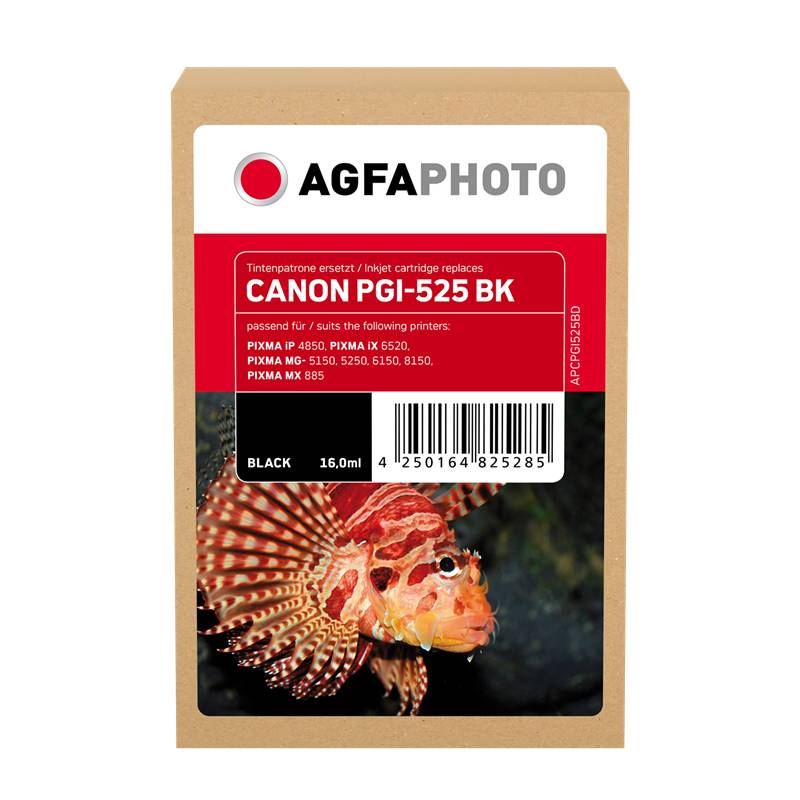 4250164825285 - AgfaPhoto Patrone Canon APCPGI525BD ers PGI-525PGBK black remanufactured 4250164825285 - AgfaPhoto Patrone Canon APCPGI525BD ers PGI-525PGBK black remanufactured