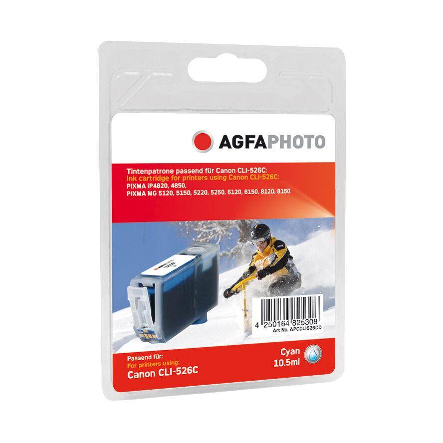 4250164825308 - AgfaPhoto Patrone Canon APCCLI526CD ers CLI-526C cyan remanufactured