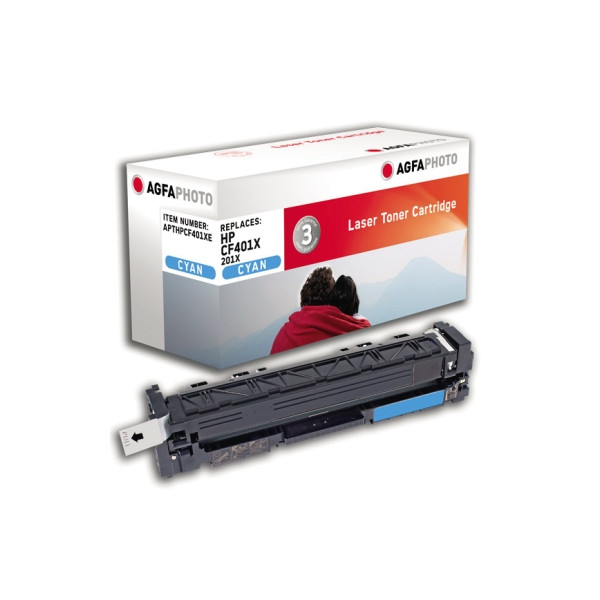 4250164851123 - AgfaPhoto APTHPCF401XE Lasertoner 2300Seiten Cyan Lasertoner   Patrone (APTHPCF401XE)