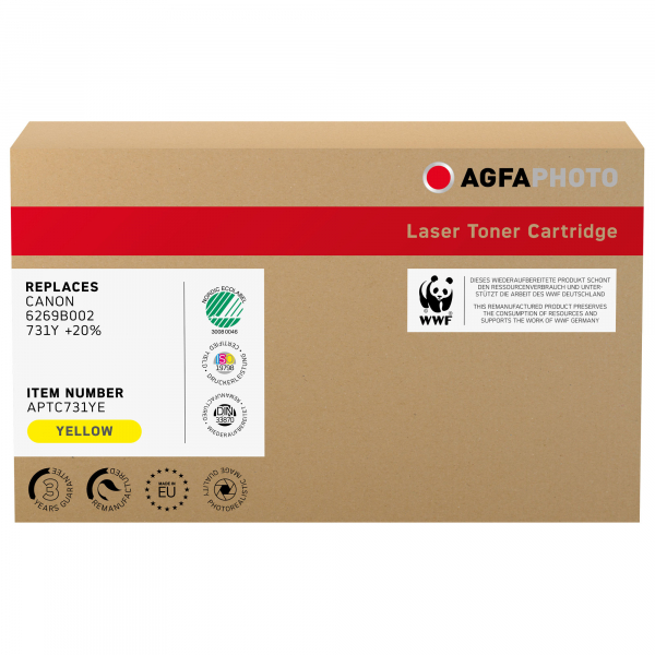 4250164854483 - Toner APTC731YE wie Canon 6269B002 gelb 4250164854483 AgfaPhoto