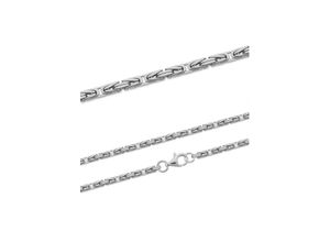 4250165338555 - Kette ohne Anhänger FIRETTI Schmuck Geschenk Silber 925 Halsschmuck Halskette Königskette Halsketten Gr 45 Silber 925 (Sterlingsilber) Breite 25 mm silberfarben Damen Ketten ohne Anhänger zu Hoodie Kleid Shirt Jeans Sneaker Anlass Geburtstag Weihnachten