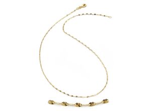 4250165342392 - Goldkette FIRETTI Schmuck Geschenk Gold 333 Halskette Ankerkette Halsketten Gr 45 Gelbgold 333 Breite 17 mm gelb (gelbgoldfarben) Damen Goldketten zu Hoodie Kleid Shirt Jeans Sneaker Anlass Geburtstag Weihnachten