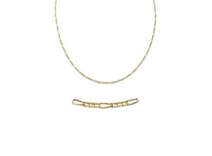 4250165342606 - Collierkettchen FIRETTI Schmuck Geschenk Gold 333 Halsschmuck Halskette Goldkette Figarokette Halsketten Gr 45 Gelbgold 333 Breite 18 mm gelb (gelbgoldfarben) Damen Colliers zu Hoodie Kleid Shirt Jeans Sneaker Anlass Geburtstag Weihnachten