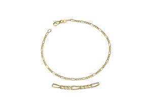 4250165342675 - Goldarmband FIRETTI Schmuck Geschenk Gold 333 Armkette Figarokette Armbänder Gr 21 Gelbgold 333 gelb (gelbgoldfarben) Damen Gliederarmband Gliederarmbänder Made in Germany