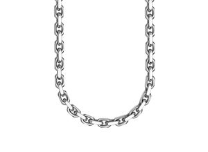 4250165343818 - Kette ohne Anhänger FIRETTI Schmuck Geschenk Silber 925 Halsschmuck Halskette Ankerkette Halsketten Gr 50 Silber 925 (Sterlingsilber) Breite 57 mm silberfarben Damen Ketten ohne Anhänger zu Hoodie Kleid Shirt Jeans Sneaker Anlass Geburtstag Weihnachten