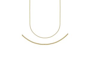 4250165345751 - Goldkette FIRETTI Schmuck Geschenk Gold 333 Rundankerkette ca 11 mm breit Halsketten Gr 42 Gelbgold 333 Breite 11 mm gelb (gelbgoldfarben) Damen Goldketten zu Hoodie Kleid Shirt Jeans Sneaker Anlass Geburtstag Weihnachten