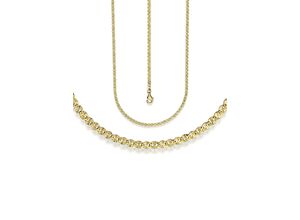 4250165346178 - Goldkette FIRETTI Schmuck Geschenk Gold 333 Fantasiekette ca 3 mm breit Halsketten Gr 45 Gelbgold 333 Breite 3 mm gelb (gelbgoldfarben) Damen Goldketten zu Kleid Shirt Jeans Sneaker Anlass Geburtstag Weihnachten