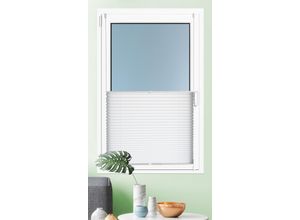 4250178707522 - Plissee »Brisa« Lichtschutz ohne Bohren verspannt Klemmfix Sichtschutz blickdicht einfarbig Klemmträger