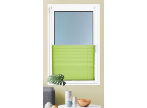 4250178713547 - Plissee »Brisa« Lichtschutz ohne Bohren verspannt Klemmfix Sichtschutz blickdicht einfarbig Klemmträger