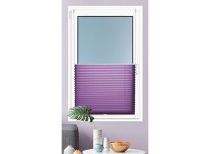 4250178713615 - Plissee »Brisa« Lichtschutz ohne Bohren verspannt Klemmfix Sichtschutz blickdicht einfarbig Klemmträger