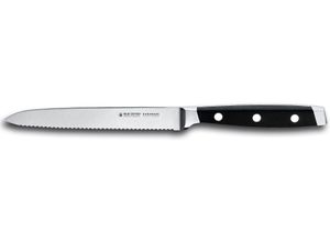 4250178808281 - Tomatenmesser FELIX SOLINGEN First Class Kochmesser Gr Gesamtlänge 24 cm Klingenlänge 13 cm silberfarben geschmiedete gehärtete Klinge