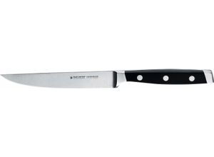 4250178808311 - Steakkochmesser FELIX SOLINGEN First Class silber (silberfarben schwarz) Gesamtlänge 23cm Klingenlänge 12cm X50 CrMoV15 Klingenstahl Kochmesser Made in Germany