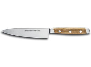 4250178808502 - Gemüsemesser FELIX SOLINGEN First Class Wood Kochmesser silberfarben geschmiedete Klinge Maserung