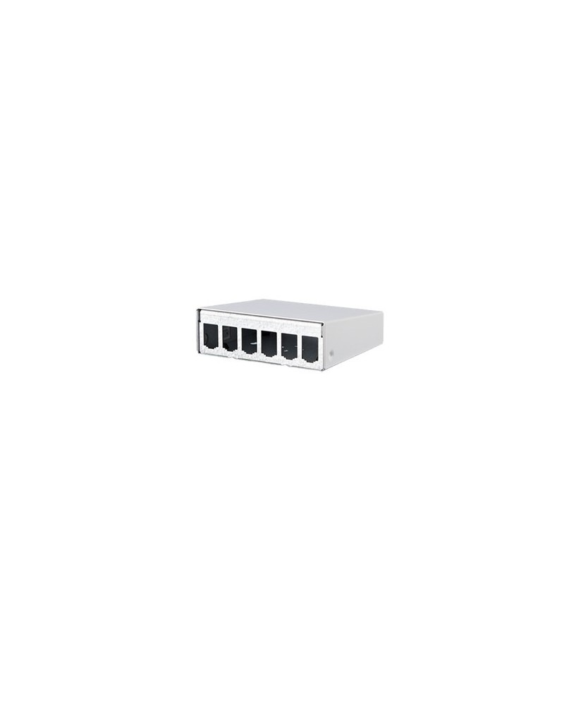 4250184115069 - BTR E-DAT modul - Installationskasten Netzwerkoberfläche - geeignet für Wandmontage - CAT 6a - Pure White RAL 9010 - 6 Ports