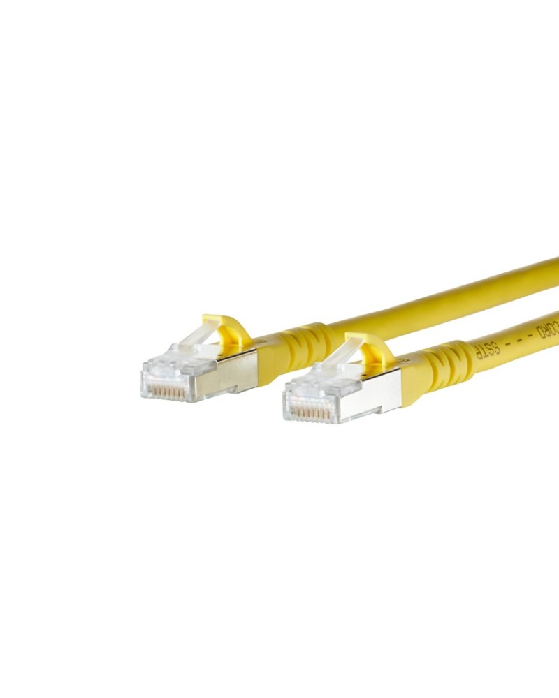 4250184117230 - 1308452077-E RJ45 Netzwerkkabel Patchkabel cat 6a s ftp 200 m Gelb mit Rastnasenschut - Connect