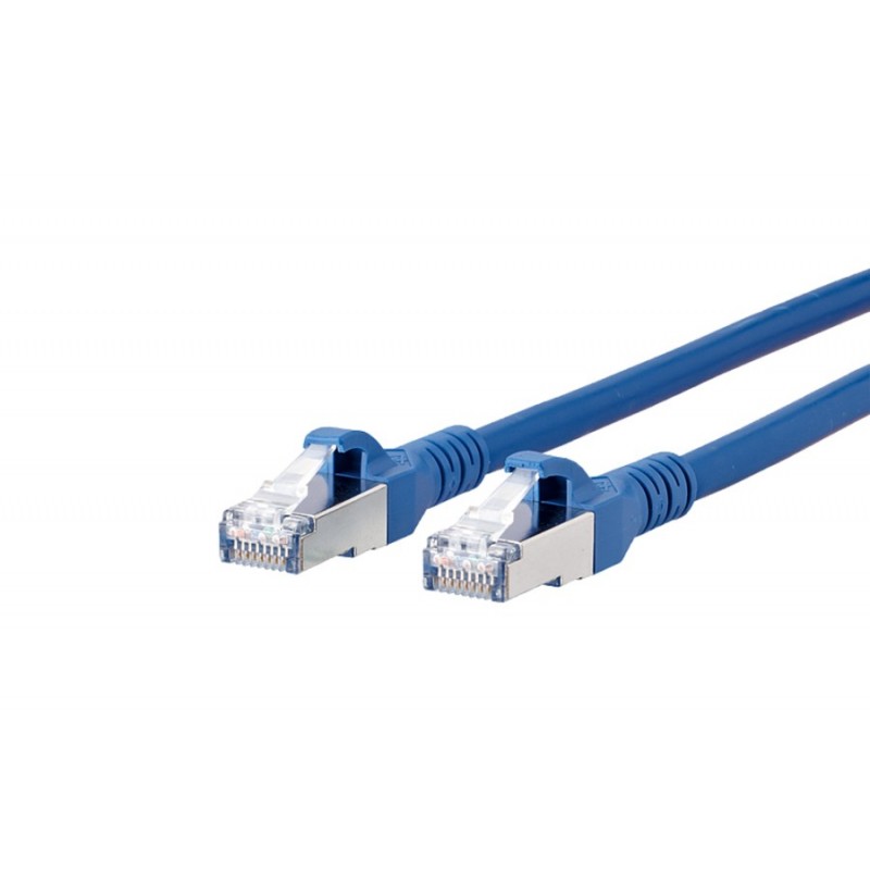 4250184117476 - 1308452044-E RJ45 Netzwerkkabel Patchkabel cat 6a s ftp 200 m Blau mit Rastnasenschut - Connect