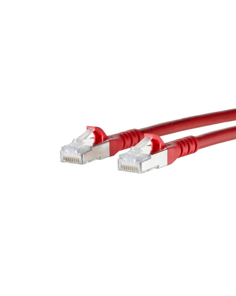 4250184117681 - ROT - Metz Connect 1308450566-E RJ45 Netzwerkkabel Patchkabel cat 6a s ftp 050 m mit Rastnasenschutz