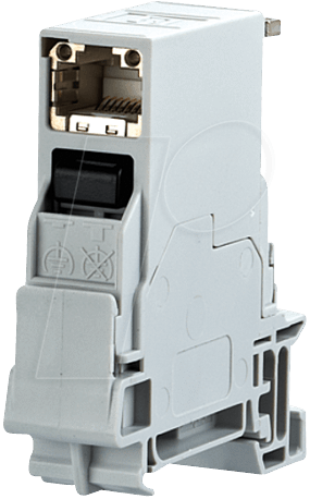 4250184119173 - BTR 1401806113KE - 1x RJ45 Buchse IP20 CAT6A Hutschienenmontage
