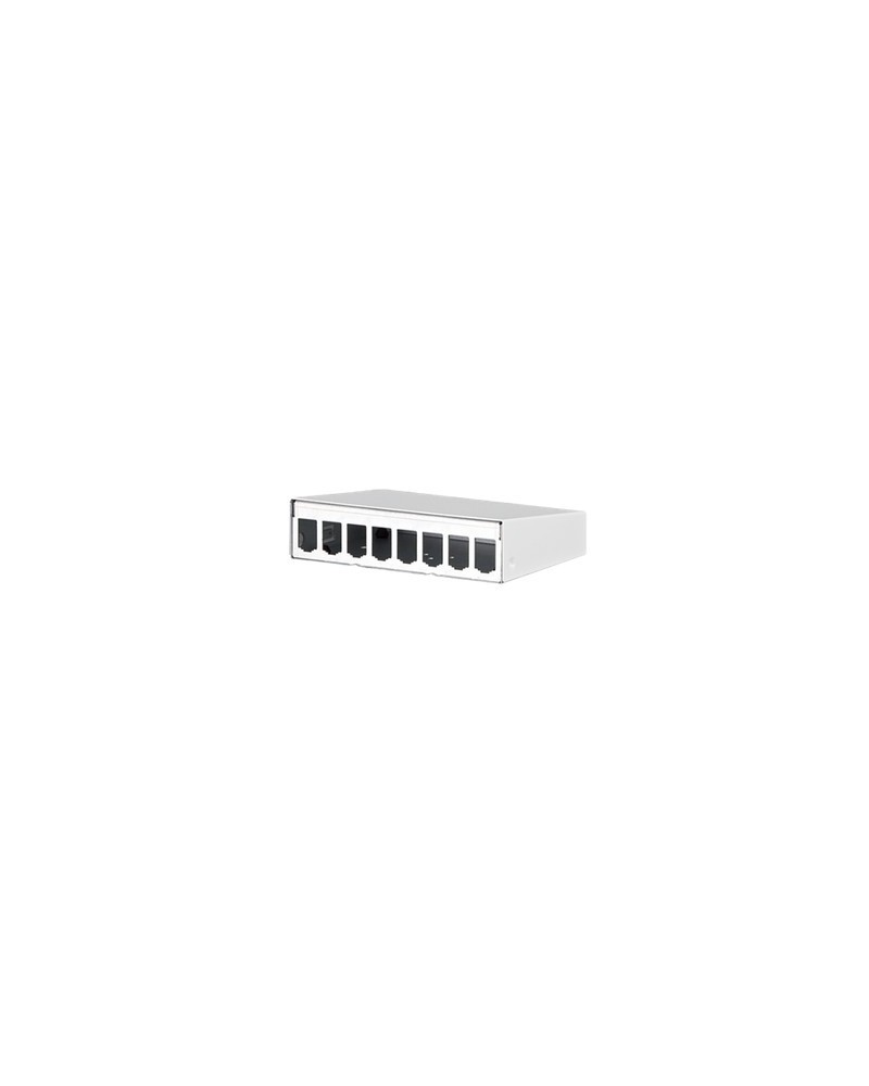 4250184132981 - BTR E-DAT modul - Installationskasten Netzwerkoberfläche - geeignet für Wandmontage - Pure White RAL 9010 - 8 Ports - für P N 1308990111-I