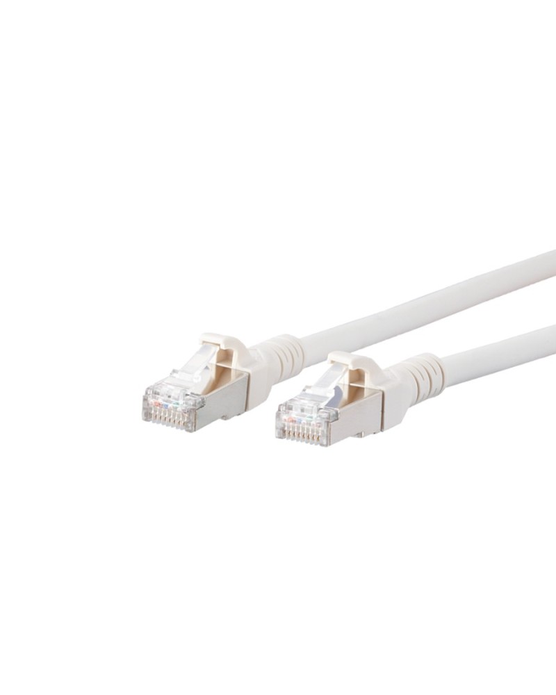 4250184133223 - 1308452088-E RJ45 Netzwerkkabel Patchkabel cat 6a s ftp 200 m Weiß mit Rastnasenschut - Connect