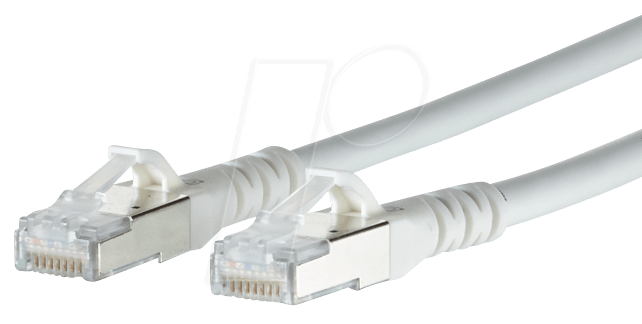 4250184133643 - 1308451588-E RJ45 Netzwerkkabel Patchkabel cat 6a s ftp 150 m Weiß mit Rastnasenschut - Connect