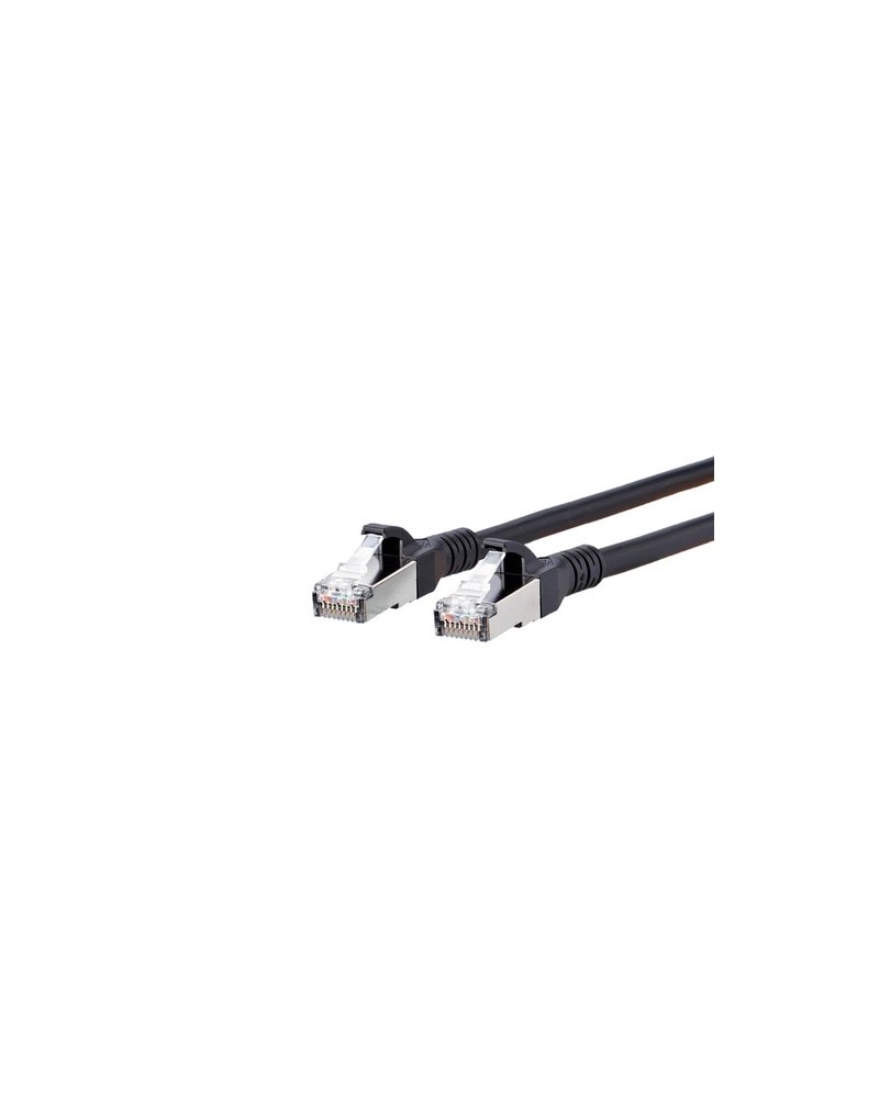 4250184133674 - 1308451000-E RJ45 Netzwerkkabel Patchkabel cat 6a s ftp 100 m Schwarz mit Rastnasensc - Connect