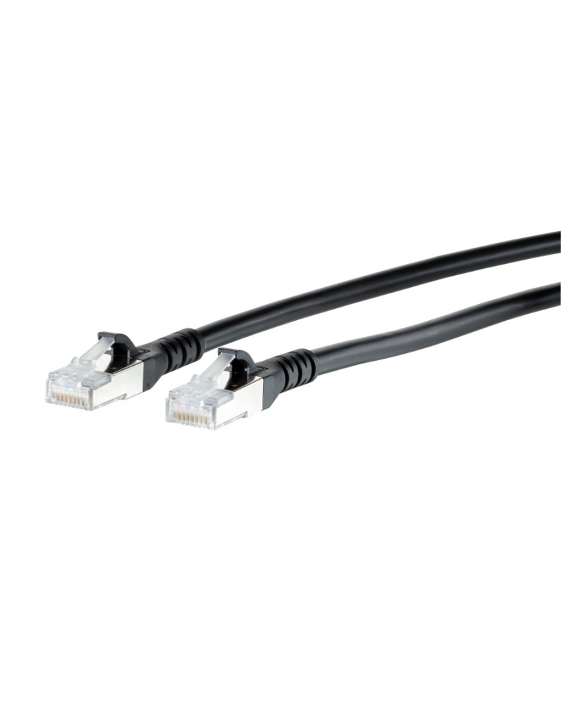 4250184133681 - Connect 1308451500-E RJ45 Netzwerkkabel Patchkabel CAT 6a S FTP 150 m Schwarz mit Rastnasensc