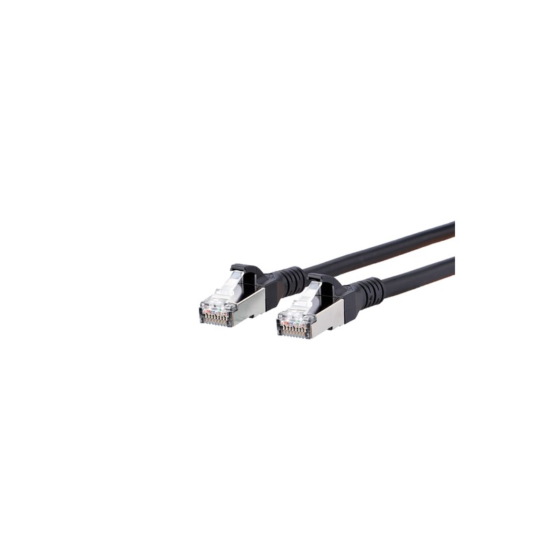 4250184133735 - Connect 130845A000-E RJ45 Netzwerkkabel Patchkabel CAT 6a S FTP 1000 m Schwarz mit Rastnasenschutz 1 St