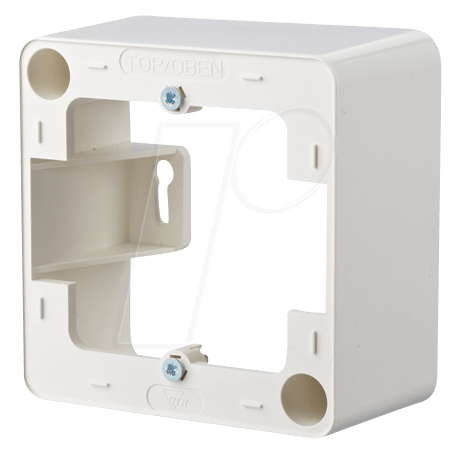 4250184136767 - BTR 130829-4302I - Aufputzrahmen 43x85x85 mm reinweiß RAL9010