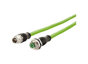 4250184198369 - Connect 142M2X12100 M12 Netzwerkkabel Patchkabel CAT 6a S FTP 1000 m Grün PUR-Mantel Säurebeständig Ozonbeständig UV-Beständig Schleppkettenfähig