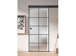 4250189117433 - Ambiente Glas-Schiebetür Black Satinato Dekor S 76 20 ESG