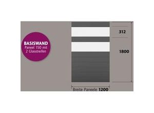 4250189864894 - Ambiente Alu-Zaun Paneel 150 + ESG 8 mm 120 cm x 180 cm 22 mm stark 4250189864894 - Ambiente Alu-Zaun Paneel 150 + ESG 8 mm 120 cm x 180 cm 22 mm stark