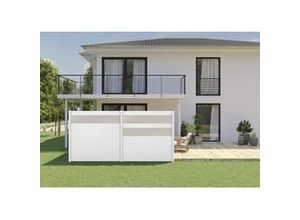 4250189864993 - Ambiente Alu-Zaun Paneel 150 + ESG 8 mm 120 cm x 180 cm 22 mm stark
