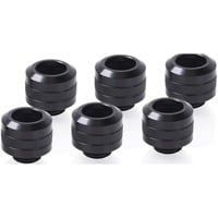 4250197174756 - Eiszapfen PRO 13mm HardTube Fitting G1 4 - Deep Black Sixpack Verbindung