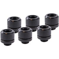 4250197175524 - Eiszapfen 14mm HardTube Anschraubtülle G1 4 - Deep Black Sixpack Verbindung