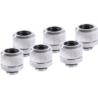 4250197175548 - Eiszapfen 14mm HardTube Anschraubtülle G1 4 - Chrome Sixpack Schrauben-Set