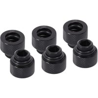 4250197176453 - Eiszapfen HF 12mm HardTube Anschraubtülle G1 4 - Deep Black Sixpack Verbindung