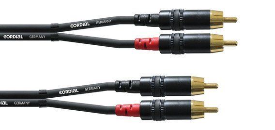 4250197610872 - CFU 6 CC Audio Adapterkabel [2x Cinch-Stecker - 2x Cinch-Stecker] 600 m Schwarz