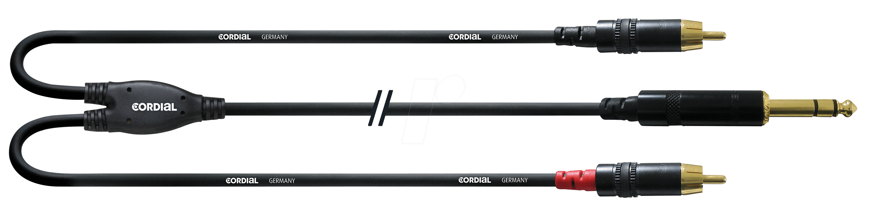 4250197611275 - CFY-VCC 09 - Y-Adapterkabel Klinkenstecker auf 2x Cinch 09 m