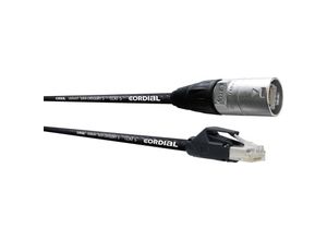 4250197615440 - Cse 5 nh 5 RJ45 Netzwerkkabel Patchkabel cat 5e s utp 500 m Schwarz PUR-Mantel Geflechtsc - Cordial